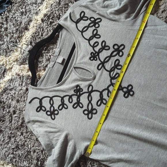 By Design Long Sleeve Blouse With Ribbon Neckline Detailing Size S - Picture 7 of 9